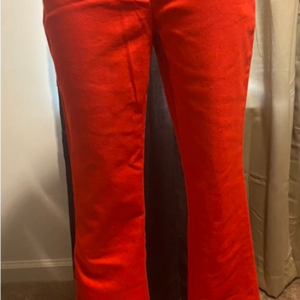 Vibrant Red Pants